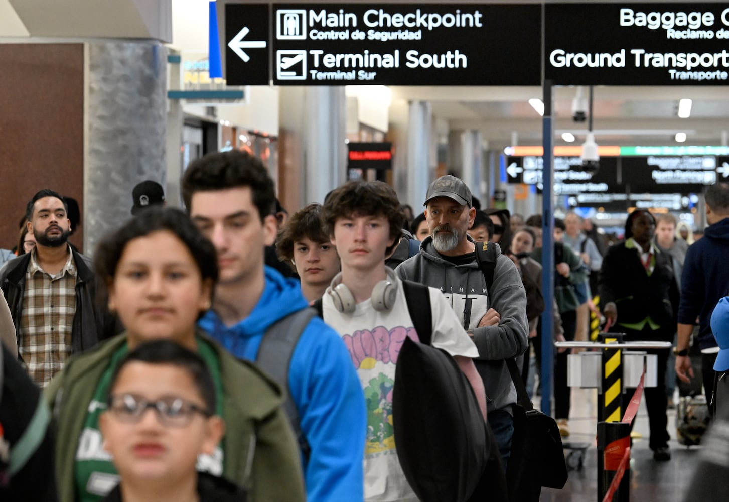 Saturday and weekend airport wait times