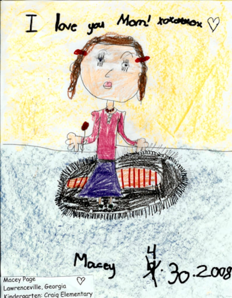 Gwinnett kids draw mom 3
