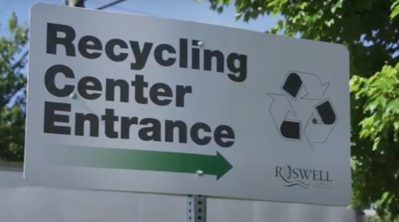 Residents can recycle holiday cardboard, plastic foam and more 8:30 a.m. to 5 p.m. Tuesday through Saturday at the Roswell Recycling Center, 11570 Maxwell Rd. (Courtesy Roswell Recycling Center)