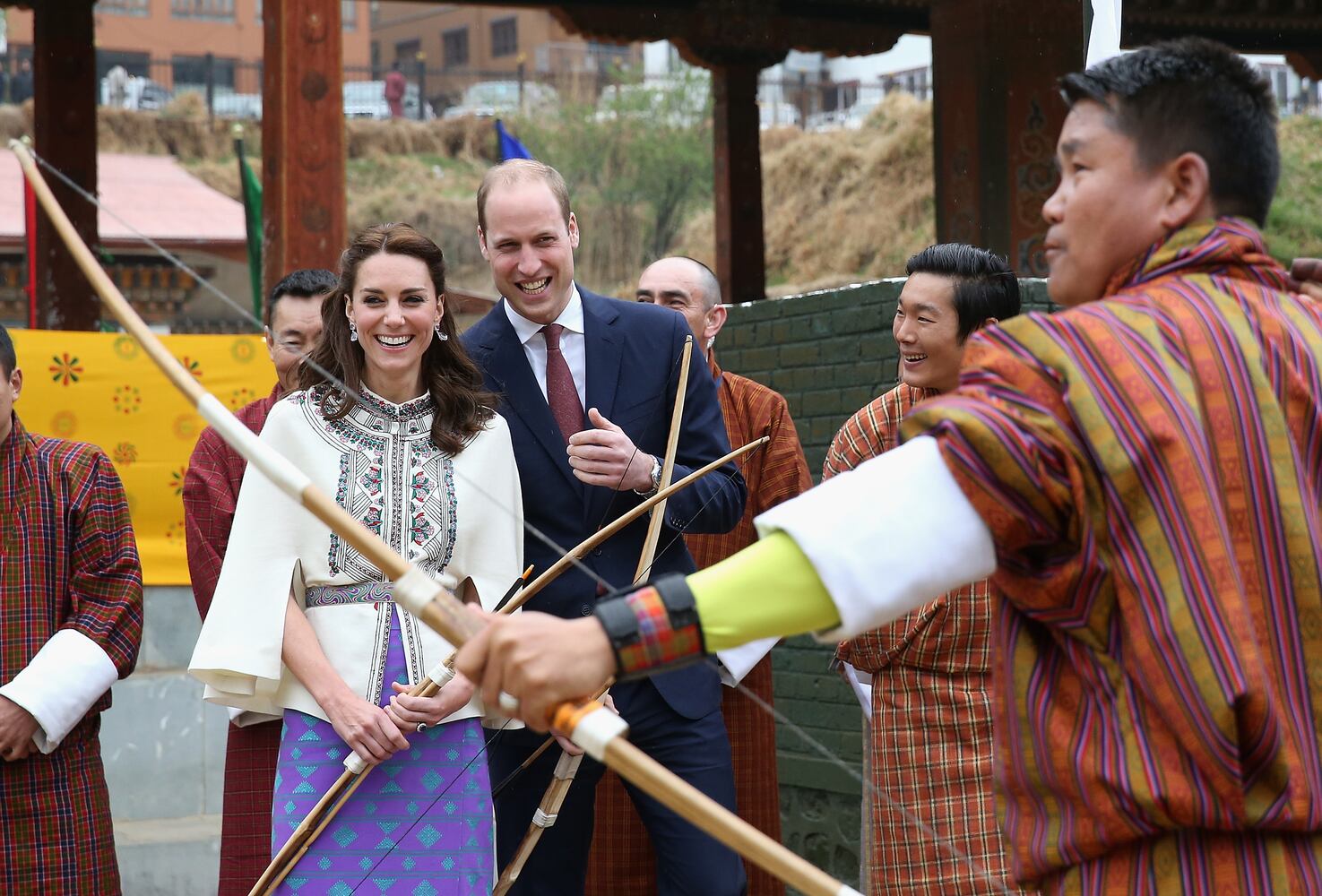 Kate Middleton's fashion in Bhutan
