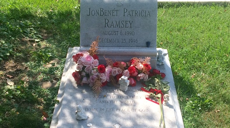 JonBenet, who died at 6 in 1996, is buried in Marietta. Photo: Jennifer Brett, jbrett@ajc.com