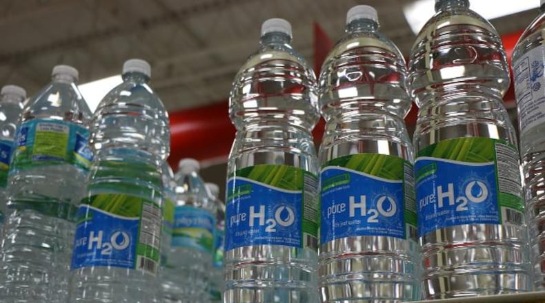 File photo of bottled water. A white woman who appeared to call the police on a biracial San Francisco girl selling bottled water to raise money for a Disneyland trip has gone viral, sparking the hashtag #PermitPatty.