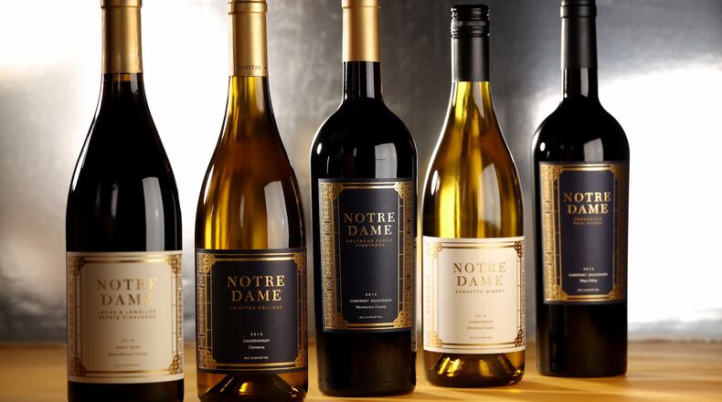 Show your Notre Dame spirit by drinking wine — not a bad deal. (Michael Tercha/Chicago Tribune/TNS)