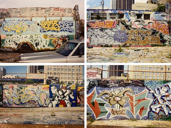 Civic Yard in 1997 with work by Sever, Ceaze and Masevo. (Photos by Skape Zilla)