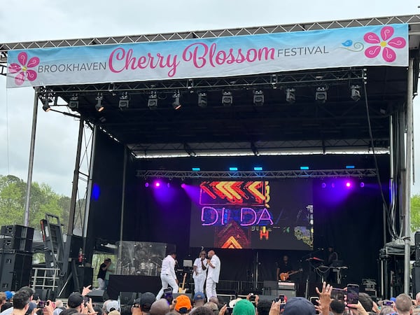 The Brookhaven Cherry Blossom Festival in 2025 featured pop and R&B act Boyz II Men as a headliner. (Rodney Ho/AJC 2025)