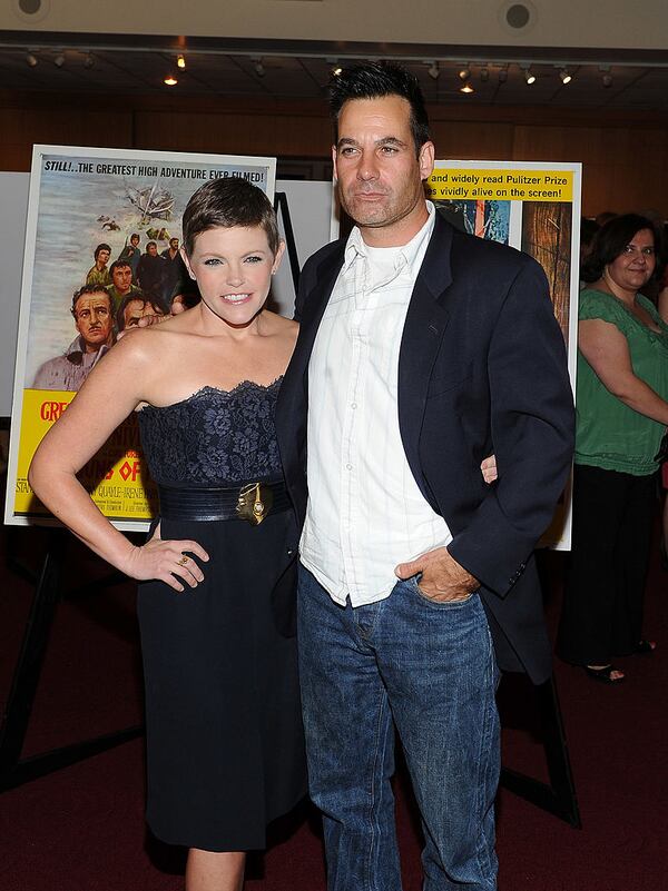 Singer Natalie Maines (L) and actor Adrian Pasdar attend the AMPAS and the United States Postal honoring of Gregory Peck with A First-Day-Of-Issue Dedication Ceremony at the Academy of Motion Pictures Arts and Sciences  on April 28, 2011 in Beverly Hills, California.  (Photo by Michael Buckner/Getty Images)