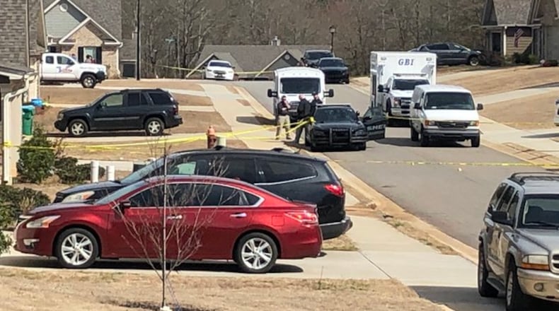 Deputies were sent to the home after neighbors spotted blood in the driveway.