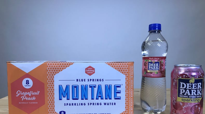New flavors of Montane and Deer Park sparkling water / Photo by Erica Hernandez