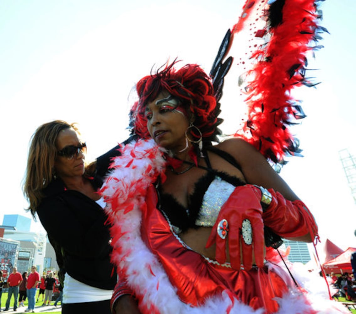 Bird lady' flies high for Falcons
