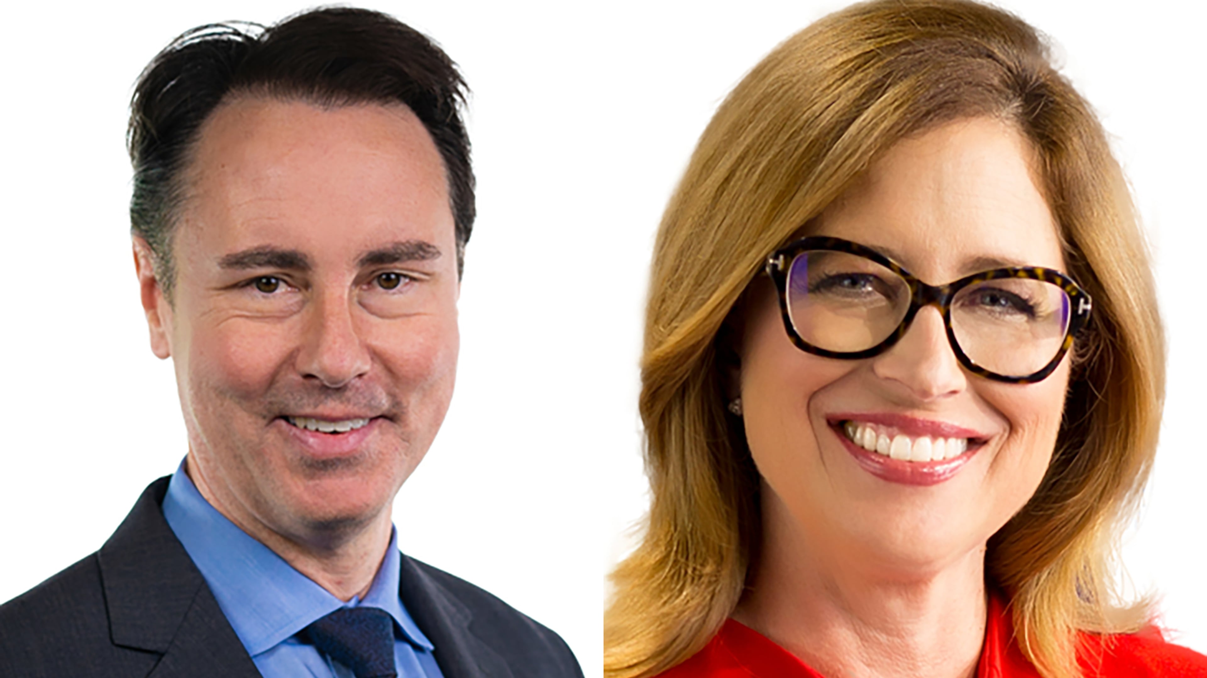 Fox 5 Atlanta (WAGA-TV) let go of its two on-air I-Team members, Johnny Edwards (left) and Dana Fowle, on Wednesday. The I-Team was a staple of WAGA-TV since 1977. (Courtesy of Fox 5 Atlanta)