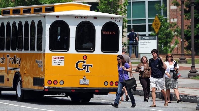 Tuition at Georgia’s public colleges and universities will increase for the upcoming school year, including at Georgia Tech, where students will see a 9 percent tuition hike. BITA HONARVAR, bhonarvar@ajc.com
