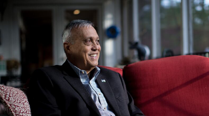 Cobb Chairman-elect Mike Boyce poses for a portrait at his East Cobb home. BRANDEN CAMP/SPECIAL