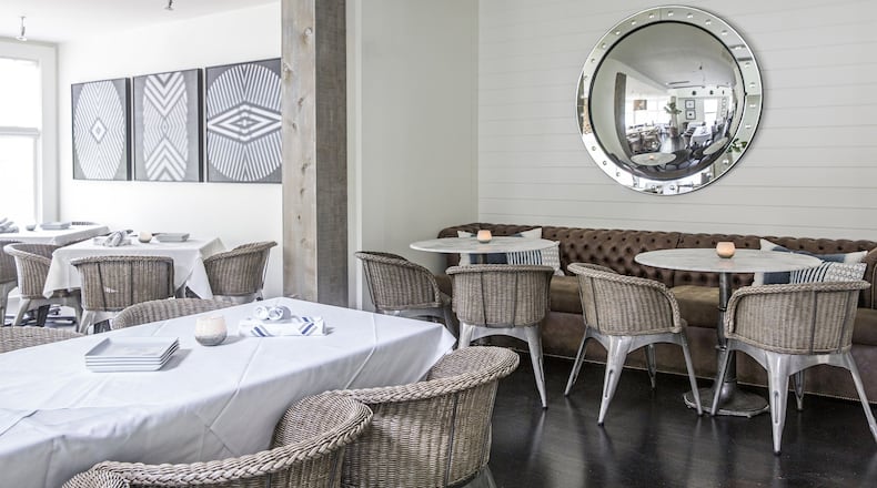 Yebo Beach Haus is a spacious, airy restaurant set inside a Buckhead home. (Heidi Geldhauser)