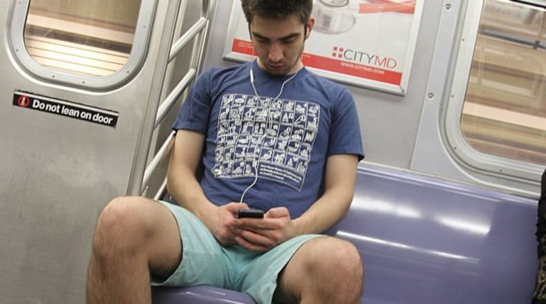 Manspreading.