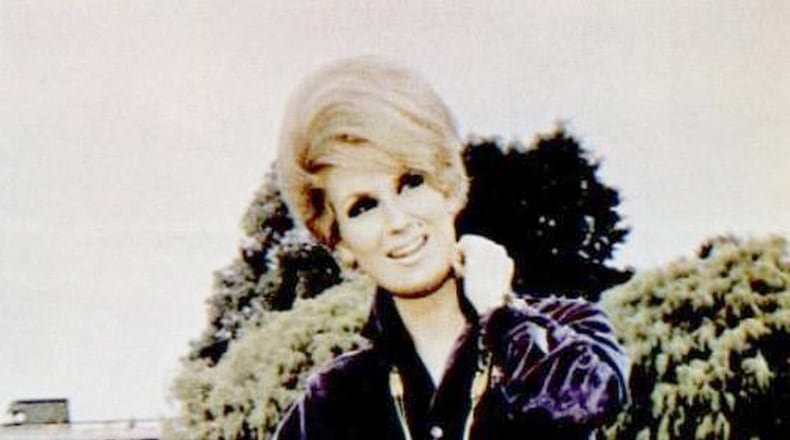 Dusty Springfield in a 1966 Billboard ad for her 1966 hit single “You Don’t Have to Say You Love Me.”