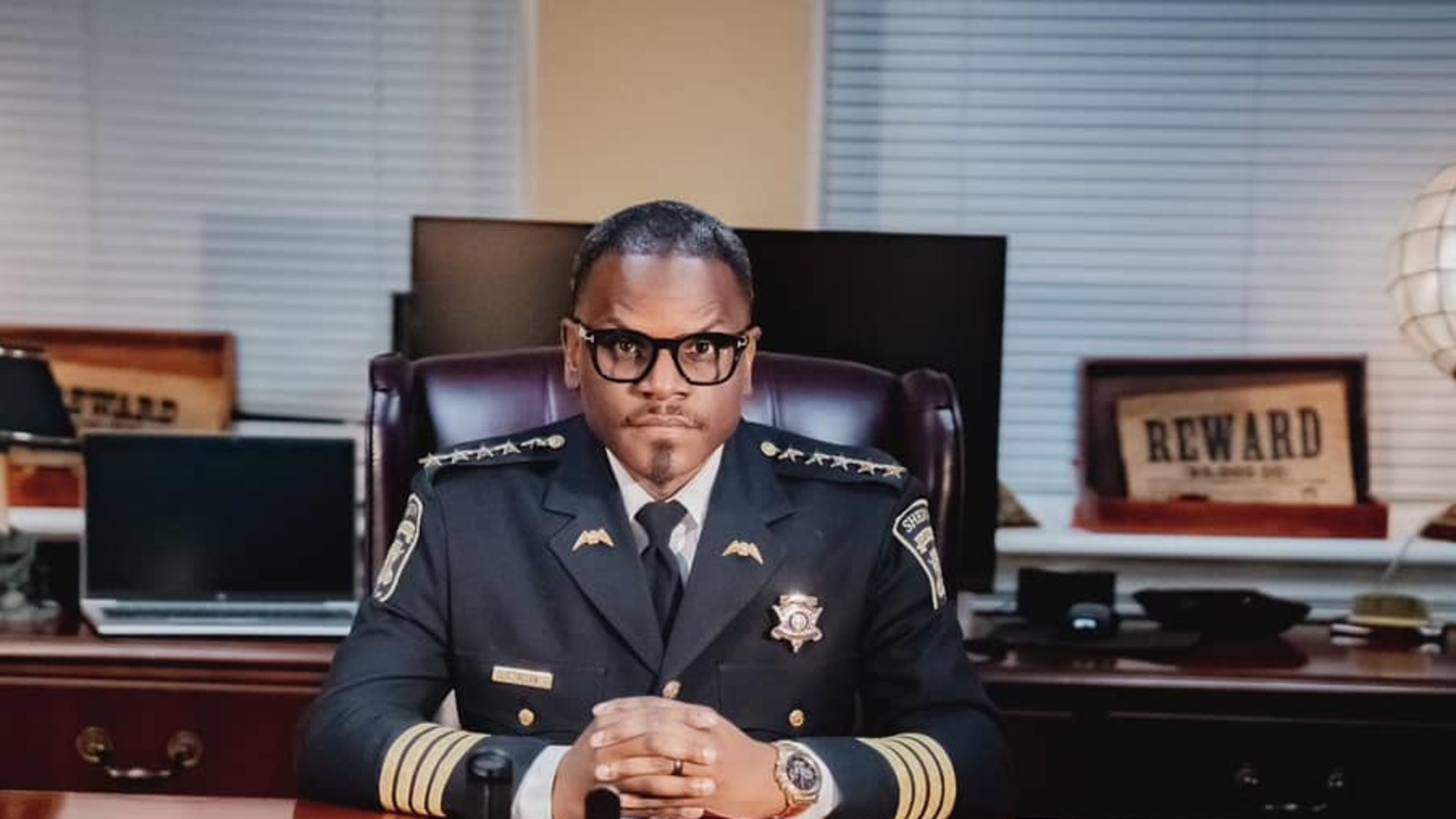 Clayton County Sheriff Levon Allen, who was reelected last summer, filed a lawsuit this week against the Board of Commissioners over budget restrictions and funding. (Courtesy)