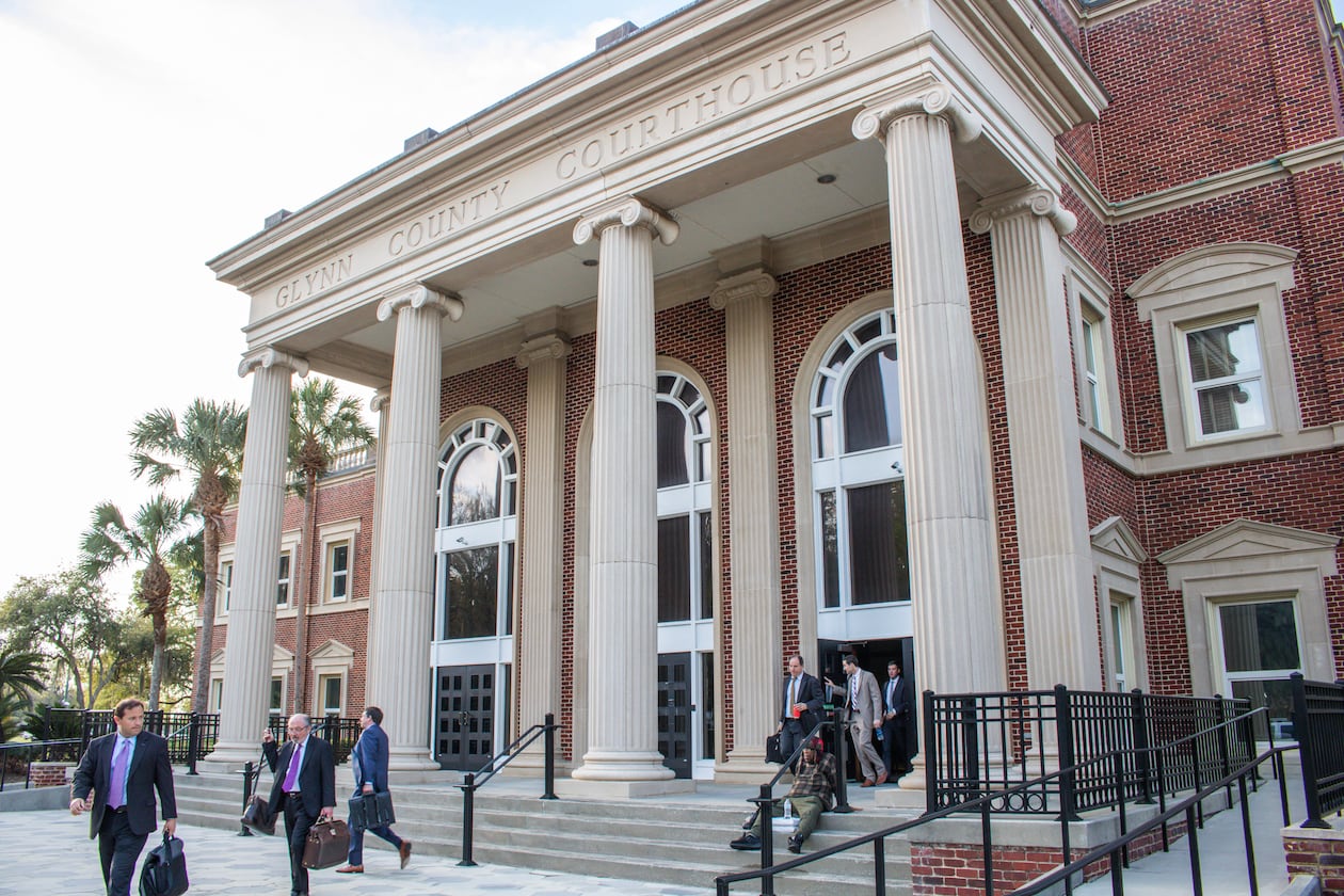 The Glynn County Superior Courthouse in Brunswick, Georgia. Commissioners of the five counties served by the Brunswick Judicial Circuit are seeking to remove the district attorney from his position. (Lawren Simmons/NYT 2023)