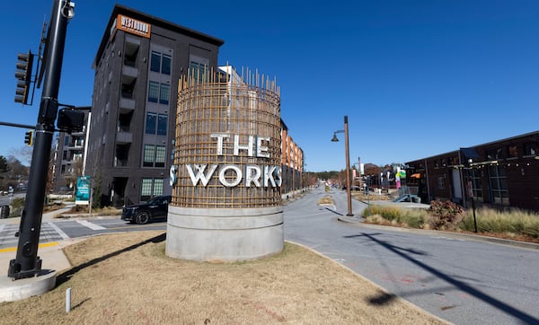 The Works in west Midtown is shown, Friday, Dec. 19, 2025, in Atlanta. The Works in west Midtown is one of the developments done by Selig Enterprises. (Jason Getz/AJC)