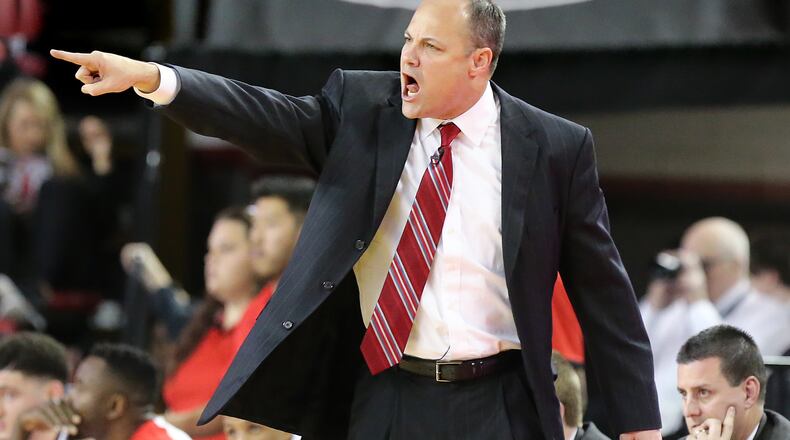 Odds favor Georgia basketball coach Mark Fox surviving a poor season. (Curtis Compton / ccompton@ajc.com)