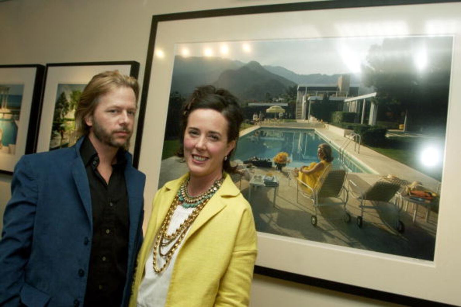 David Spade is Kate Spade's brother-in-law, through her marriage to his brother, Andy.