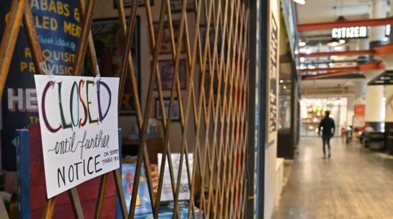 Restaurants are shuttered, malls are closed, events are cancelled and travel is down to a trickle. Georgia bracing for a historic wave of joblessness.