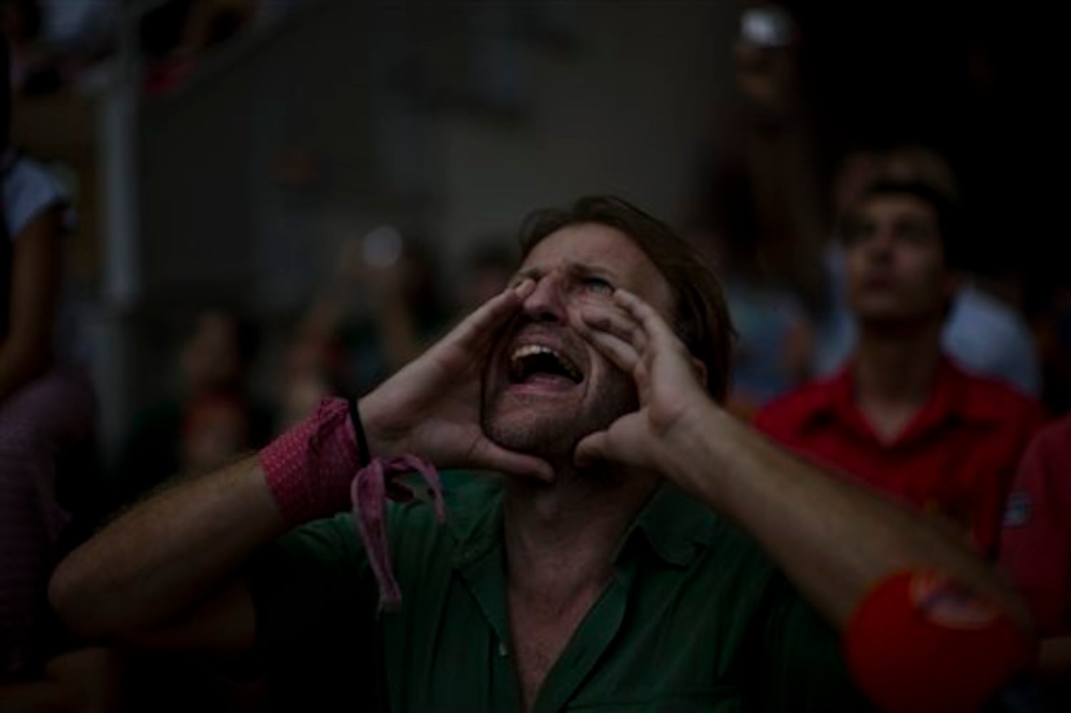 Spain Human Tower