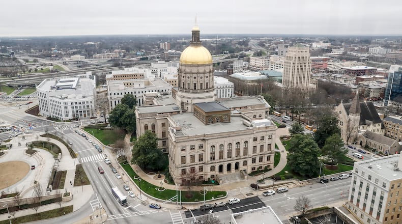 The Georgia State Capitol. (Bob Andres / bandres@ajc.com)