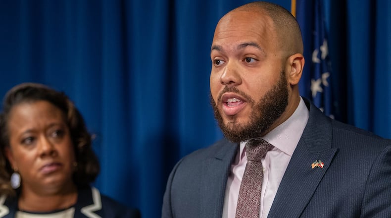 Augusta Judicial Circuit District Attorney Jared Williams was among a bipartisan group of prosecutors who sought to block a new oversight panel from taking complaints, saying it was an unconstitutional power grab that threatens their ability to choose which cases to pursue and how they discuss their strategy in public. On Friday, Fulton County Superior Court Judge Paige Reese Whitaker ruled against them. (Katelyn Myrick/katelyn.myrick@ajc.com)