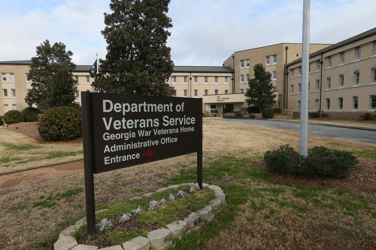 The Georgia War Veterans Home is a 248-bed skilled nursing care facility in Milledgeville, Georgia. (Bob Andres/AJC 2017)
