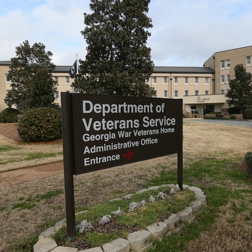 The Georgia War Veterans Home is a 248-bed skilled nursing care facility in Milledgeville, Georgia. (Bob Andres/AJC 2017)