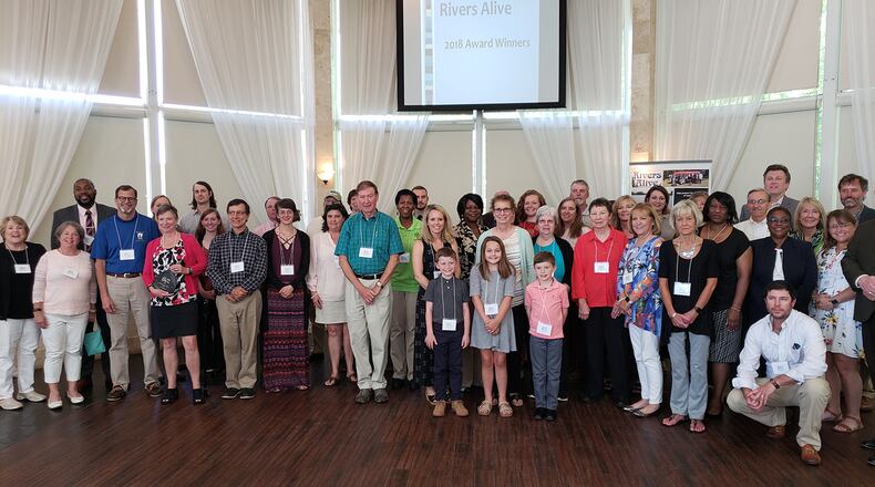 The Georgia Department of Natural Resources Environmental Protection Division recognized Gwinnett Clean & Beautiful among the individuals and businesses participating in the state’s cleanup program, Rivers Alive. (Courtesy Gwinnett Clean & Beautiful)