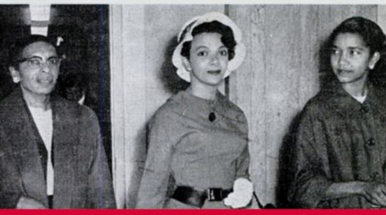 Iris Mae Welch, left, Barbara Pace Hunt, center, and Myra Elliott Dinsmore, right, are largely unrecognized for the role they played in integrating Georgia's public universities. A new book sets out to correct that omission.