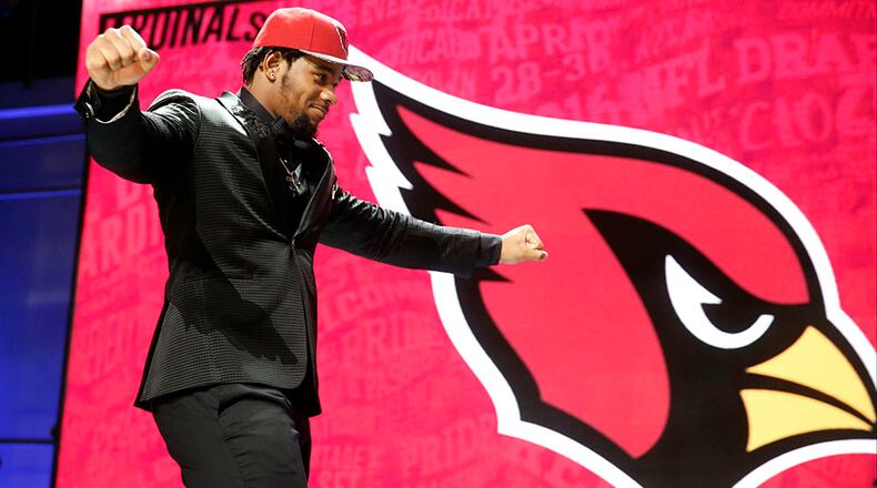 Rober Nkemdiche was selected by the Arizona Cardinals with the No. 29 overall pick in the first round of the 2016 NFL Draft in Chicago.