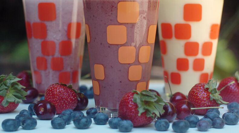You can get smoothies in plenty of flavors, but making them yourself allows you to keep the calories under control. AJC FILE PHOTO