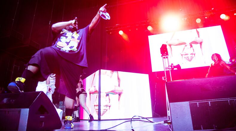 Dis N Dat band members perform during FreakNik Atlanta ‘19 - The Festival at the Cellairis Amphitheatre at Lakewood on Saturday, June 22, 2019. (Photo: STEVE SCHAEFER / SPECIAL TO THE AJC)