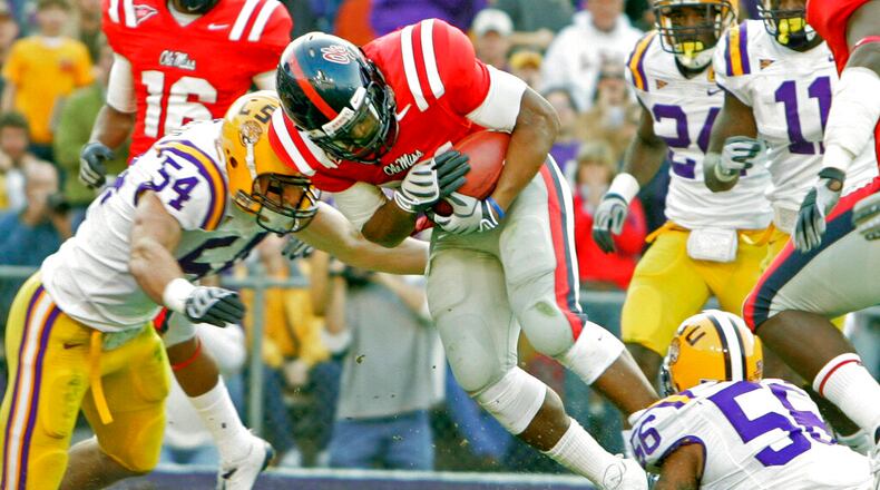 The LSU-Ole Miss game, commonly classic, could provide some clarity in this season's SEC race (AP file photo).