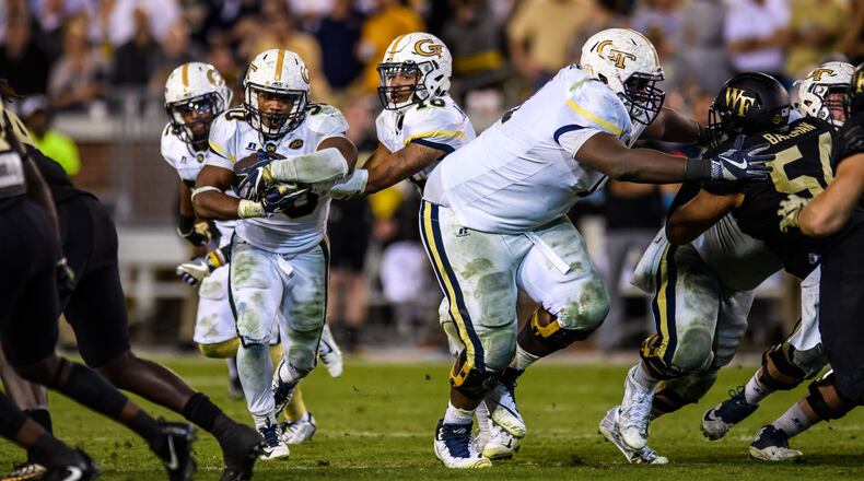 In one of Georgia Tech's better games, the Yellow Jackets ran for 427 yards in beating Wake Forest 38-24.