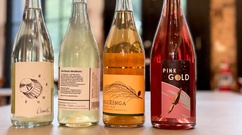 Short for pétillant-naturel, pét-nat wines are a diverse category of sparkling wine that are easy-drinking and refreshing during the summer. Krista Slater for The Atlanta-Journal Constitution