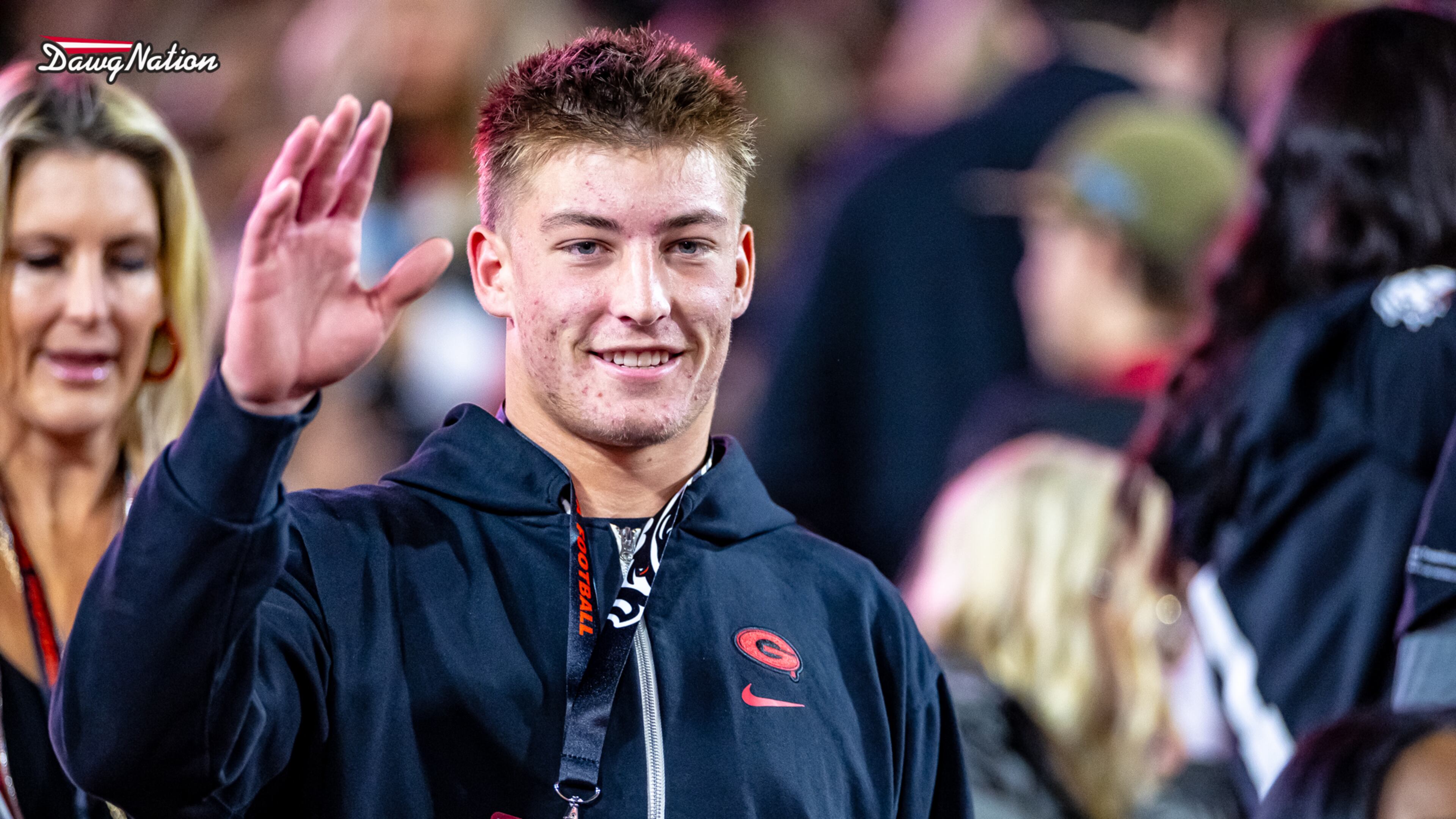Five-star TE Mark Bowman shared the news of his decision on social media. (Jeff Sentell/DawgNation)