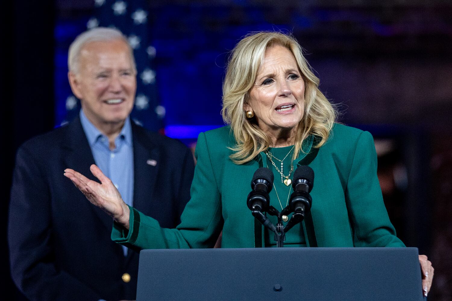 Biden and Trump rally in Georgia