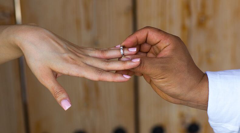 Marriage proposal.