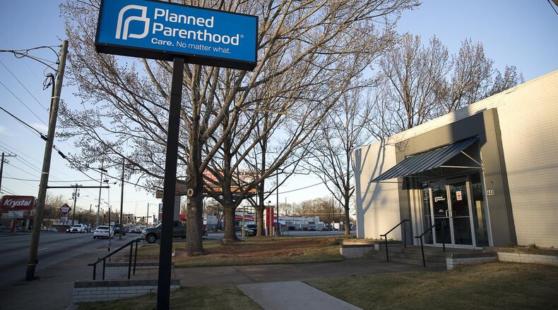 The exterior of the Planned Parenthood East Atlanta health center. (ALYSSA POINTER/ALYSSA.POINTER@AJC.COM)