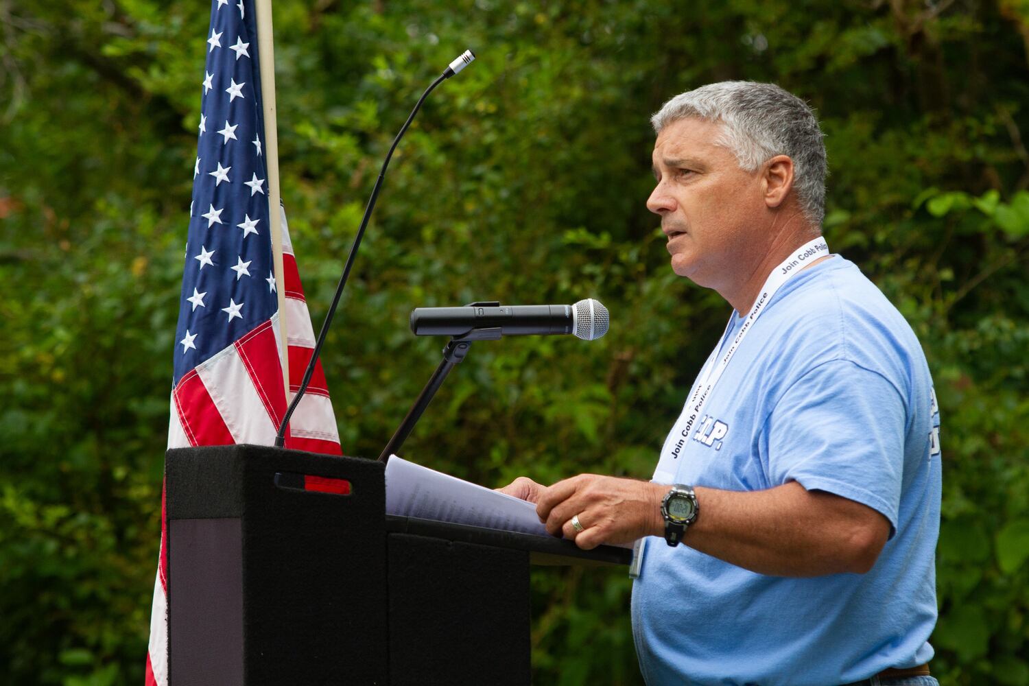 PHOTOS: Rally held for law enforcement and first responders in Cobb