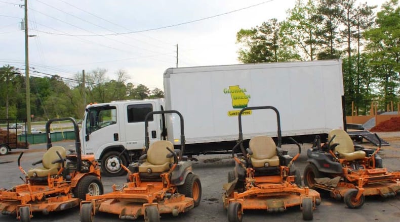 Sandy Springs recently approved a contract with Georgia Green Landscaping for on-call mowing services. COURTESY GEORGIA GREEN LANDSCAPING