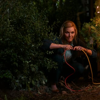 Michelle Pfeiffer stars in 2025's "Oh. What. Fun.," which was filmed in Atlanta but fictionally set in Houston. (Alisha Wetherill/Courtesy of Amazon Studios)