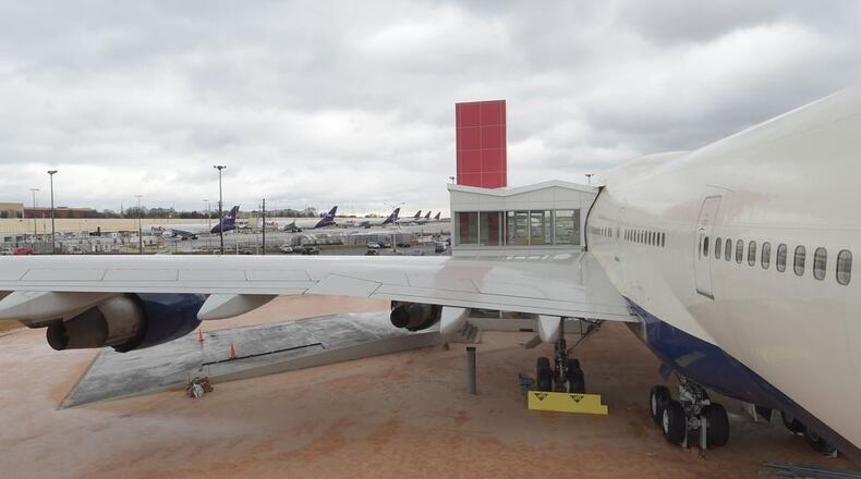The 747 Experience exhibit opens at the Delta Flight Museum on March 28. Credit: Kent D. Johnson / AJC