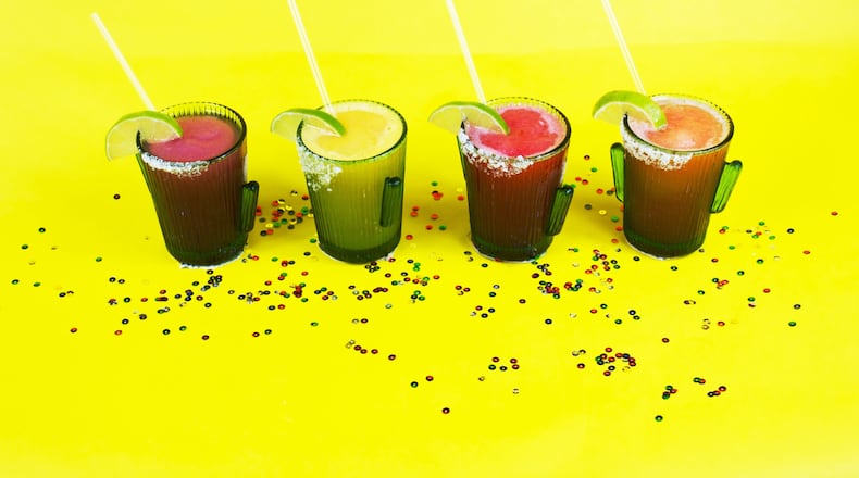 A variety of margaritas from El Ponce. CONTRIBUTED BY TWO2VERSIONS