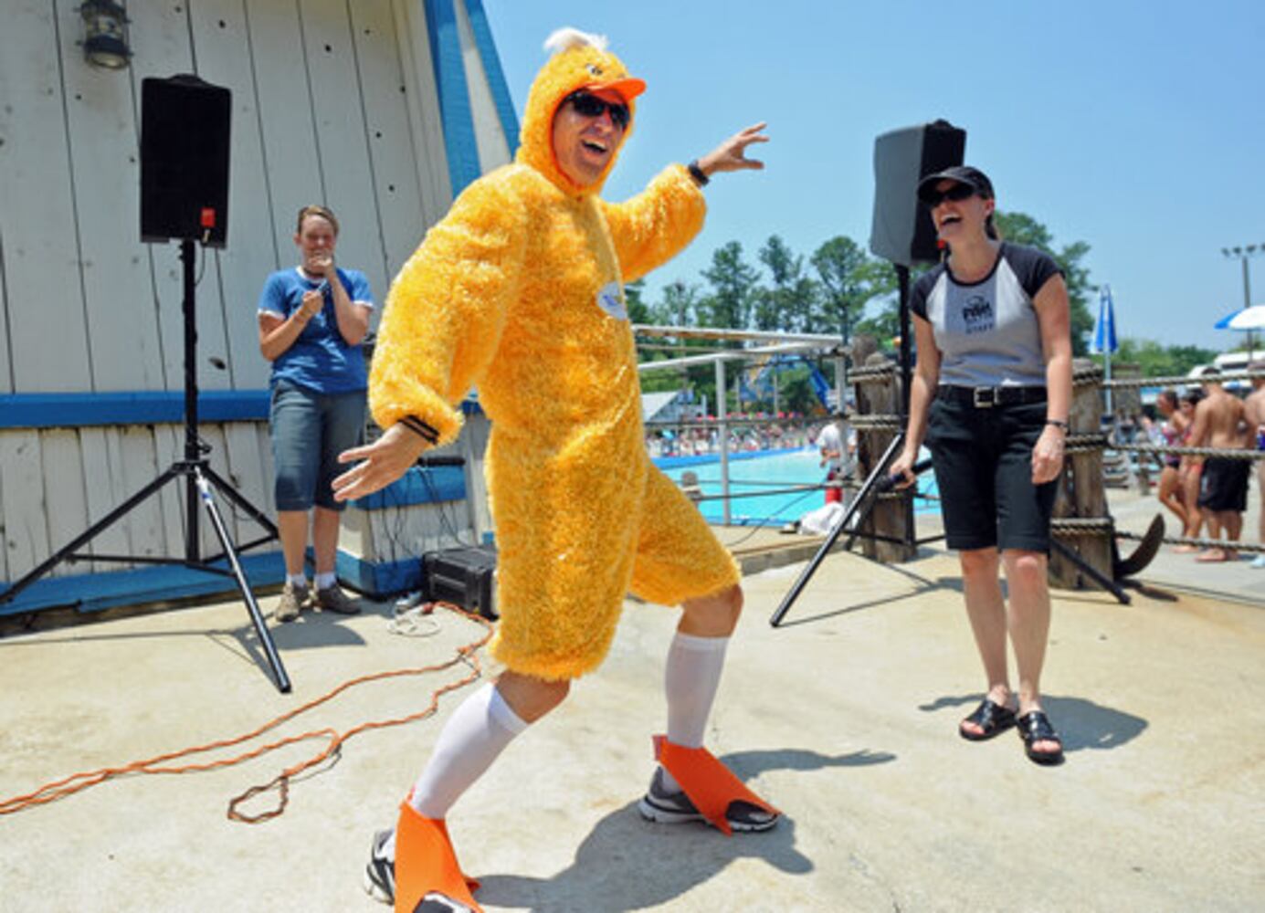 Rubber duck derby benefits Special Olympics