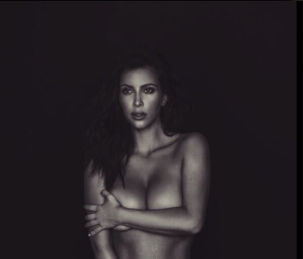 Kim Kardashian's been on a naked-selfie tear this week.