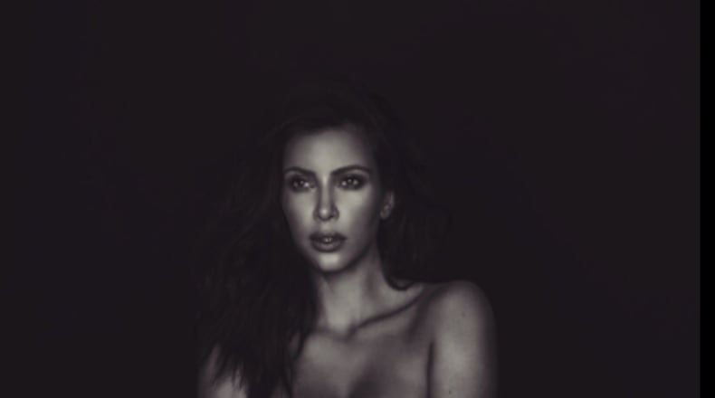 Kim Kardashian's been on a naked-selfie tear this week.
